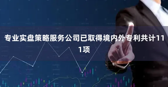 专业实盘策略服务公司已取得境内外专利共计111项